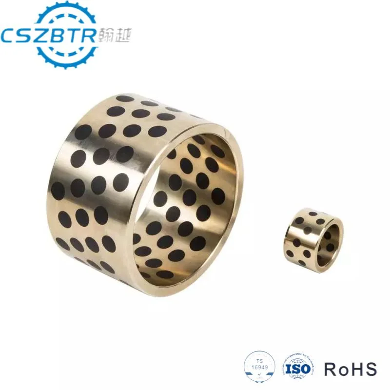 19.5*24.5*60 Bronze Bearing Bushing with Solid Lubricating Bearing Bushing Oilless Bearing