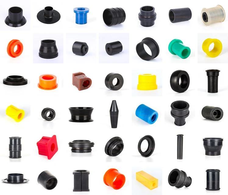 Customize Polyurethane HDPE Silicone Rubber Bushing, Flange Sleeve Bushing